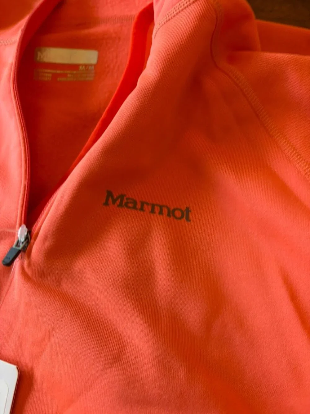 Marmot Women's Stretch Fleece 1/2 Zip Living Coral NWT Size M Pullover $75